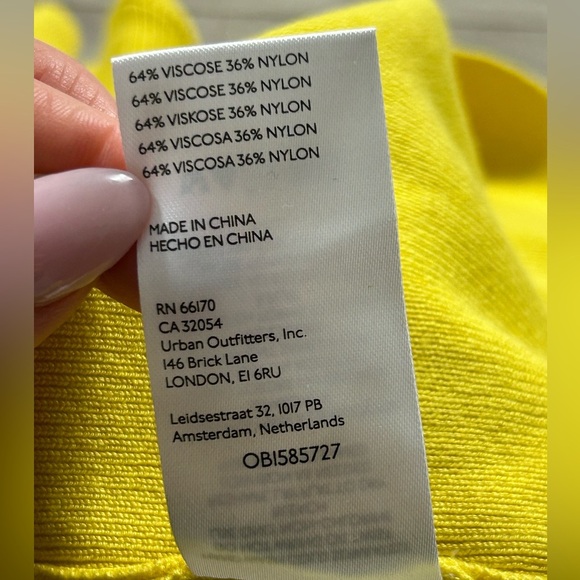 Anthropologie Maeve Bell Sleeve Yellow Mock Neck Sweater - Picture 8 of 11